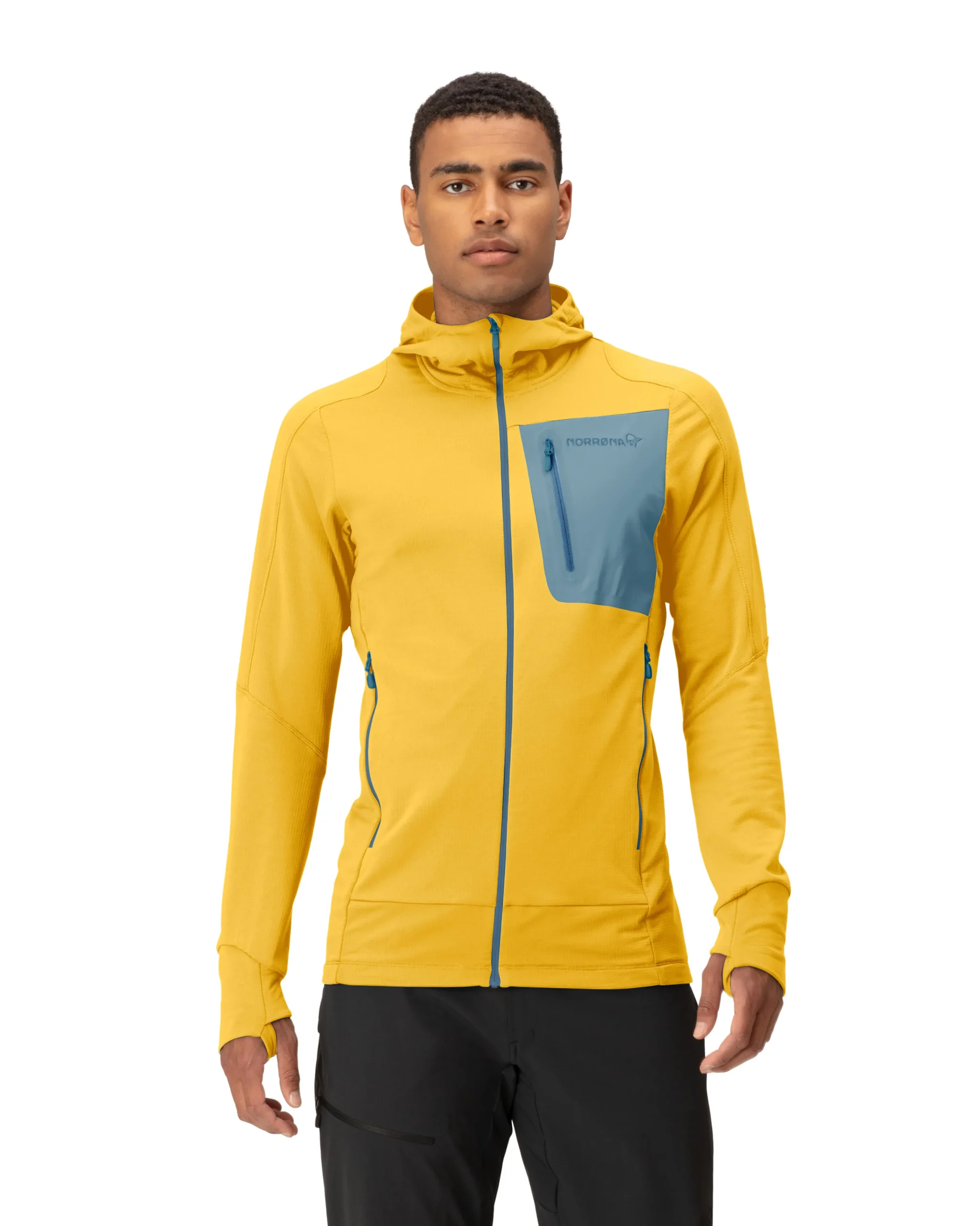 falketind Power Grid Zip Hood M's