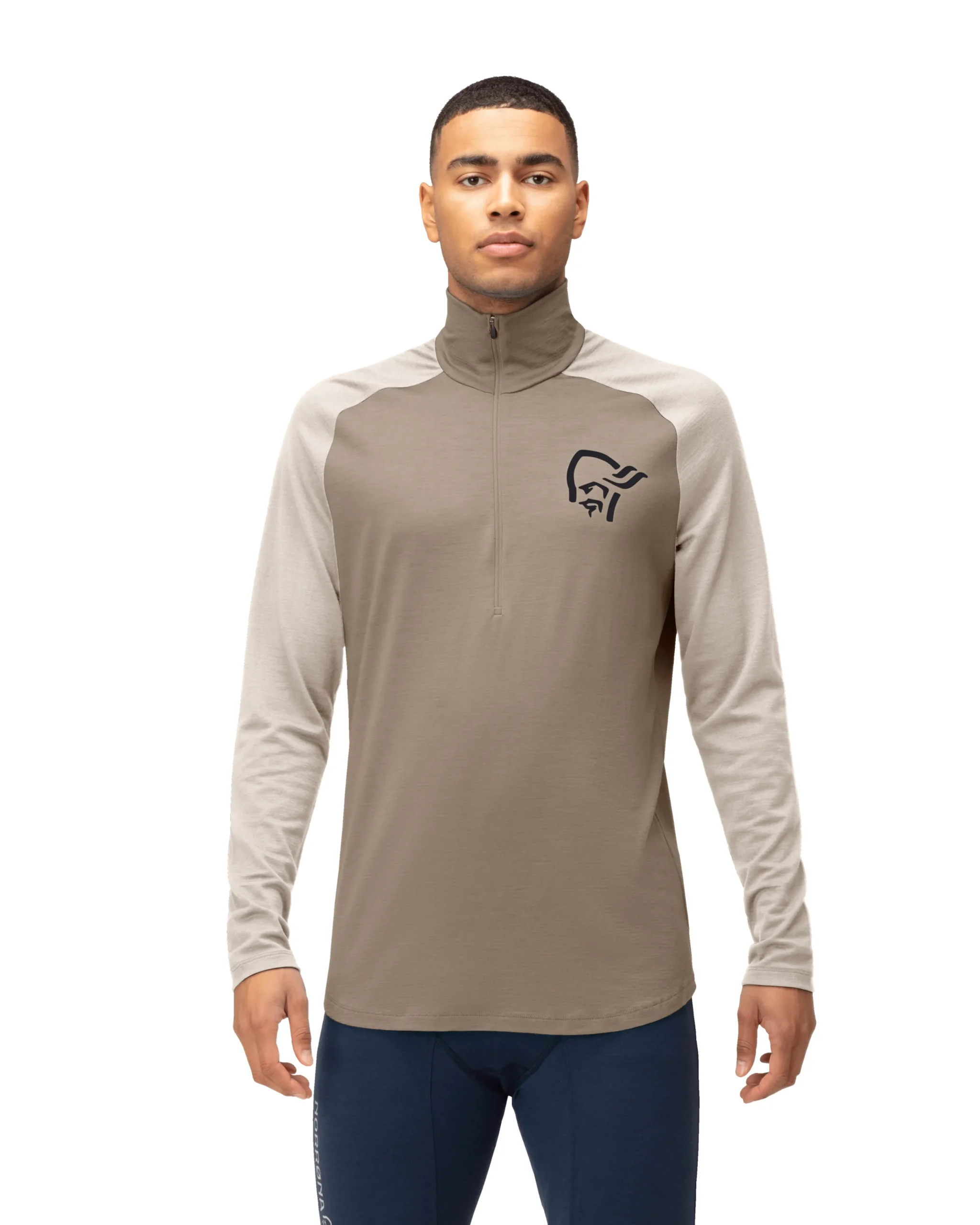 femund pureUll Zip Neck M's