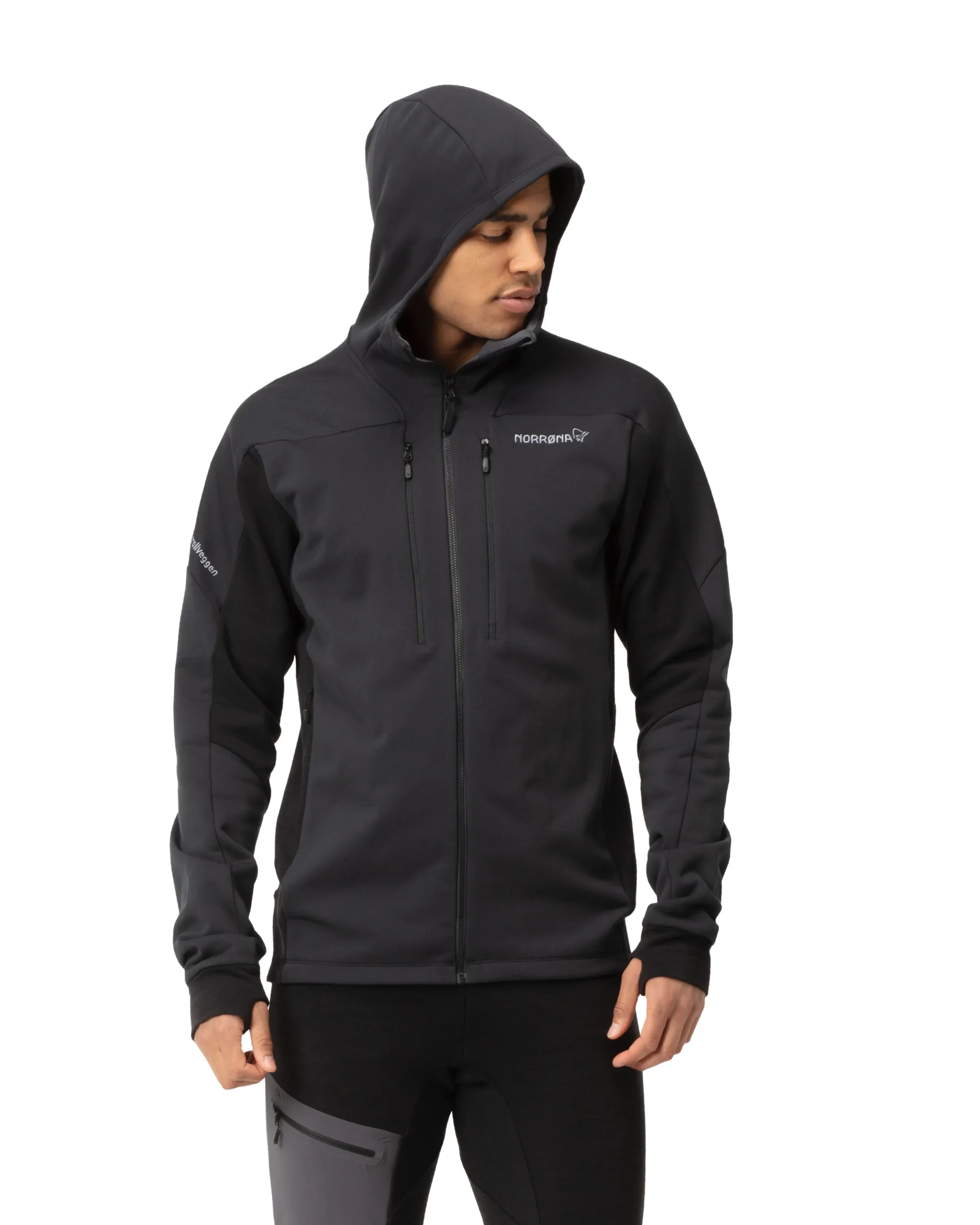 trollveggen Powerstretch Pro Zip Hood M's